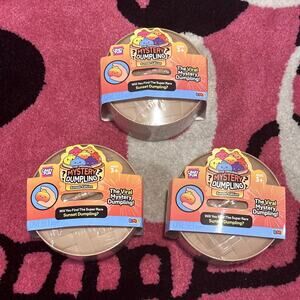 3 x Squishy Bun Mystery Dumpling Sunset Edition Blind Box – Brand New